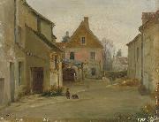 Pierre Edouard Frere Village street oil painting